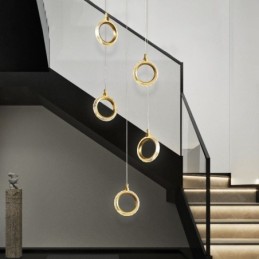 Riippuvalaisin akryylirengasvalaisin kohdevalolla