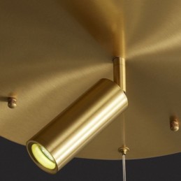 Riippuvalaisin akryylirengasvalaisin kohdevalolla