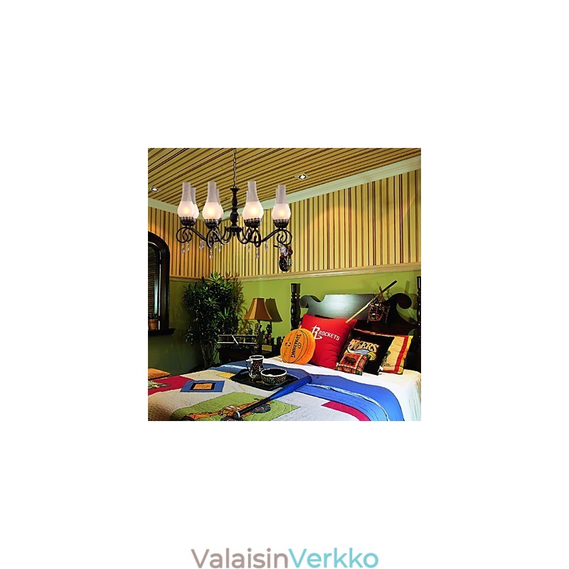Perinteinen klassinen kynttilätyylinen maalauskruunu