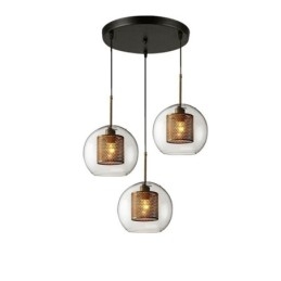 Minimalistinen lasiklusteririippuvalaisin 3 valon kattovalaisin