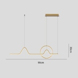 Riippuvalaisin Minimalistinen koristevalaisin 52W