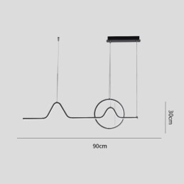 Riippuvalaisin Minimalistinen koristevalaisin 52W