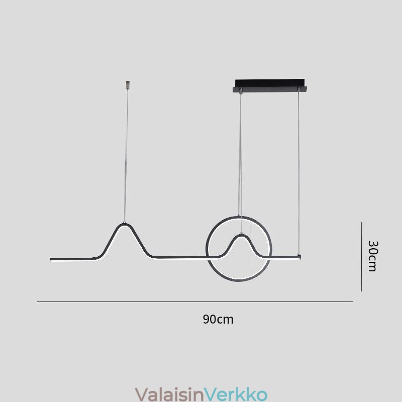 Riippuvalaisin Minimalistinen koristevalaisin 52W