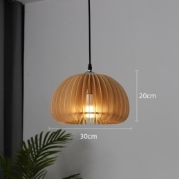 Retro-tyylinen riippuvalaisin Basswood Pumpkin -riippuvalaisin