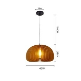 Retro-tyylinen riippuvalaisin Basswood Pumpkin -riippuvalaisin