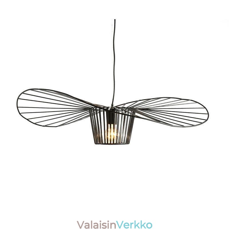 Iron riippuvalaisin olkihattu lamppu 1 valo