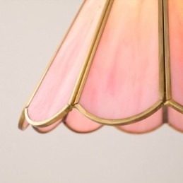 Japanilaistyylinen lasiriippuvalaisin Retro terälehtivalaisin