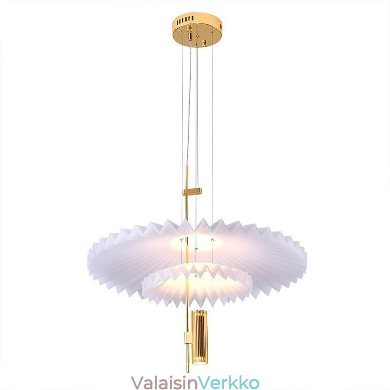 Moderni laskostettu riippuvalaisin akryyli koristeellinen valaistus