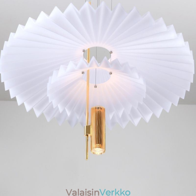 Moderni laskostettu riippuvalaisin akryyli koristeellinen valaistus