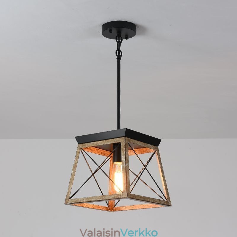 Vintage-tyylinen yksivaloinen riippuvalaisin