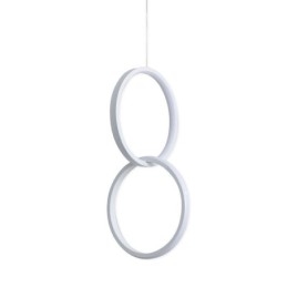 Mimimalist Double Ring -riippuvalaisin