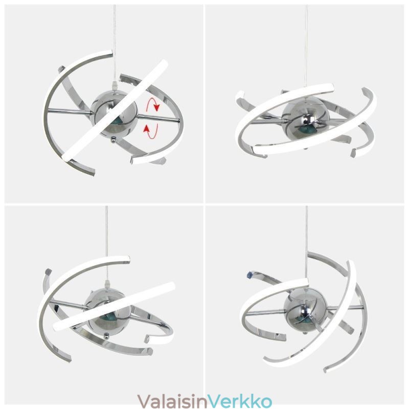 Kääntyvä Globe riippuvalaisin koristeellinen kattovalaisin