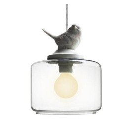 Retrotyylinen lasiriippuvalaisin Little Bird -koristevalaistus