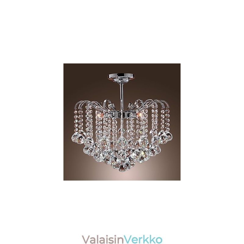 Moderni nykyaikainen kristallimaalaus metallikattokruunu