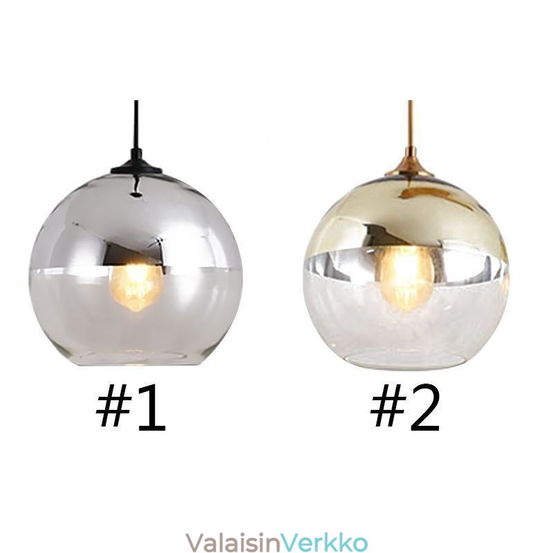 Creative Iron+Glass Globe riippuvalaisin koristeellinen valaistus