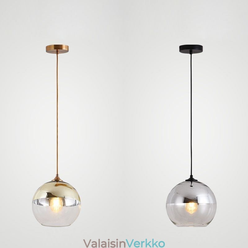 Creative Iron+Glass Globe riippuvalaisin koristeellinen valaistus