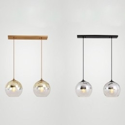 Creative Iron+Glass Globe riippuvalaisin koristeellinen valaistus