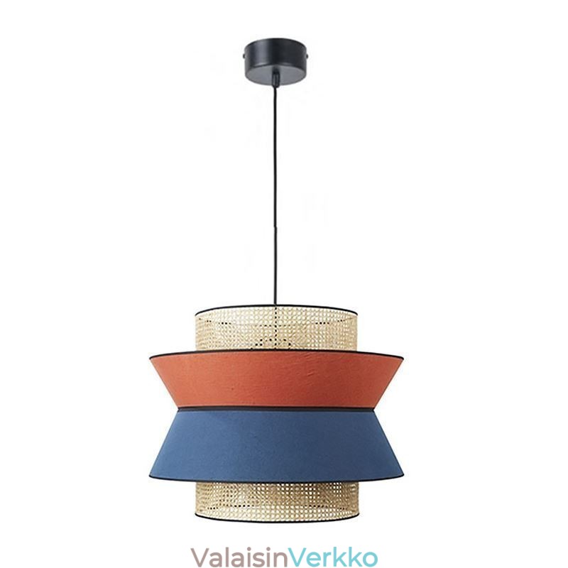 1 Kevyt mekko Lampunvarjostin Riippuvalaisin Bambu Weave Valaistus