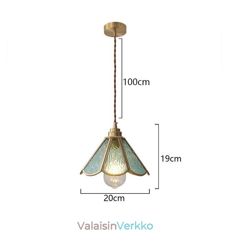Mini lasiriippuvalaisin Moderni yksinkertainen lasikattovalaisin