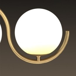 Moderni Glass Globe -riippuvalaisin Minimalistinen valaisin