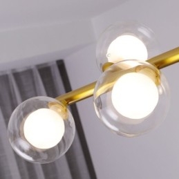 Kattokruunu Glass Globe Vaakatyyppinen riippuvalaisin