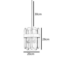 Moderni lasiriippuvalaisin