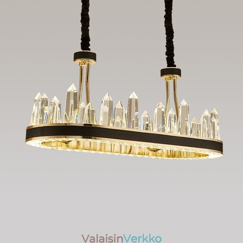 Nykyaikainen kristalliriippuvalaisin Crystal kattovalaisin