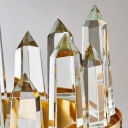Nykyaikainen kristalliriippuvalaisin Crystal kattovalaisin