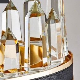 Nykyaikainen kristalliriippuvalaisin Crystal kattovalaisin