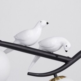 Moderni minimalistinen oksariippuvalaisin 4 lampun koristevalo