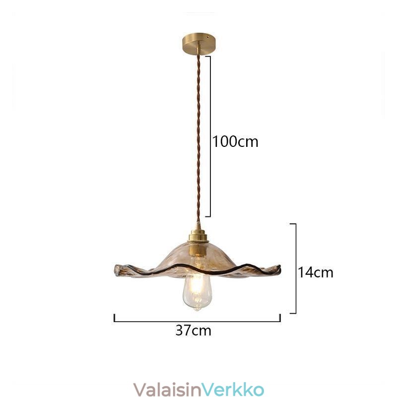 Lotus Leaf lasiriippuvalaisin luova koristeellinen valaisin