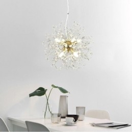 Dandelion Crystal Pendant Light Tyylikäs kattokruunu