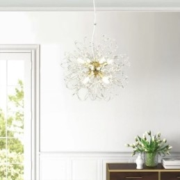Dandelion Crystal Pendant Light Tyylikäs kattokruunu