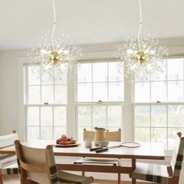 Dandelion Crystal Pendant Light Tyylikäs kattokruunu