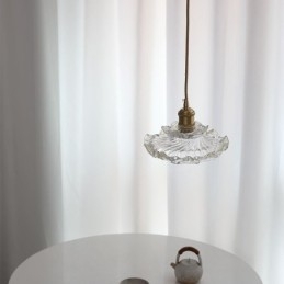 Japanilaistyylinen lasiriippuvalaisin Lotus lasiriippuvalaisin