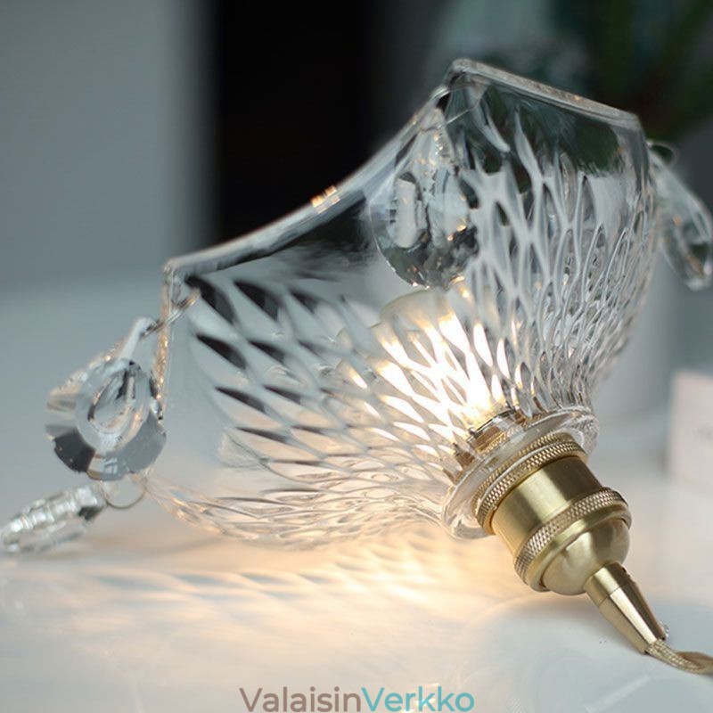 Moderni minimalistinen lasiriippuvalaisin, yksivaloinen riippuvalaisin