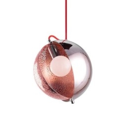 Moderni Rose Gold riippuvalaisin puolipyöreä lasinen lampunvarjostin koristeellinen valokahvila