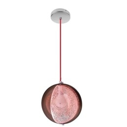 Moderni Rose Gold riippuvalaisin puolipyöreä lasinen lampunvarjostin koristeellinen valokahvila