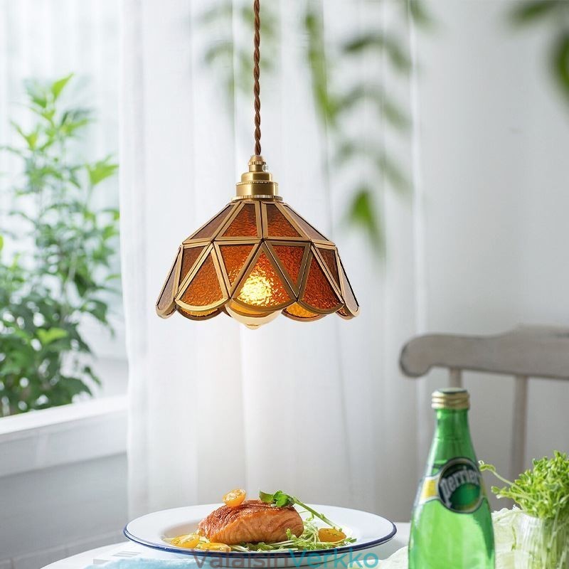 Retro lasiriippuvalaisin Japanilaistyylinen lasikattovalaisin