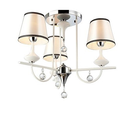 Moderni nykyaikainen kristallikromimetallikattokruunu