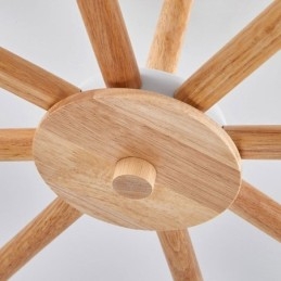 Pohjoismainen Macaron Pendant Light Creative Wood kattokruunu