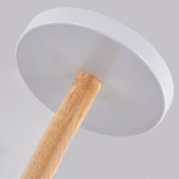 Pohjoismainen Macaron Pendant Light Creative Wood kattokruunu