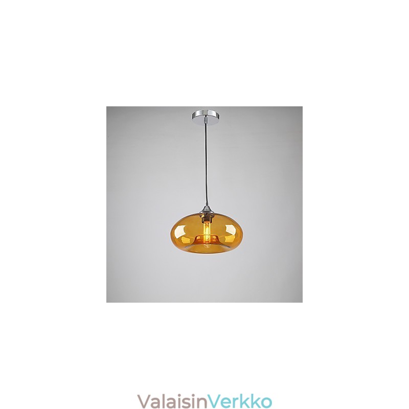 Moderni luonteenomainen 1 valoriipus läpinäkyvällä lasivarjostimella