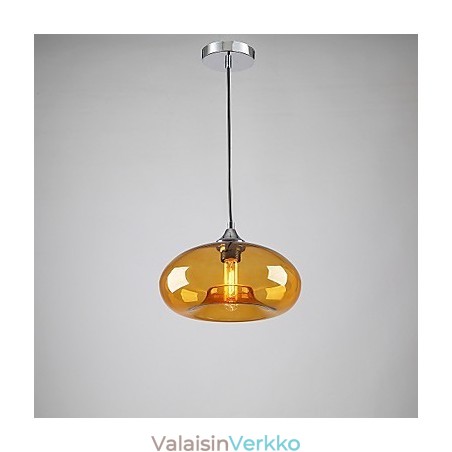 Moderni luonteenomainen 1 valoriipus läpinäkyvällä lasivarjostimella