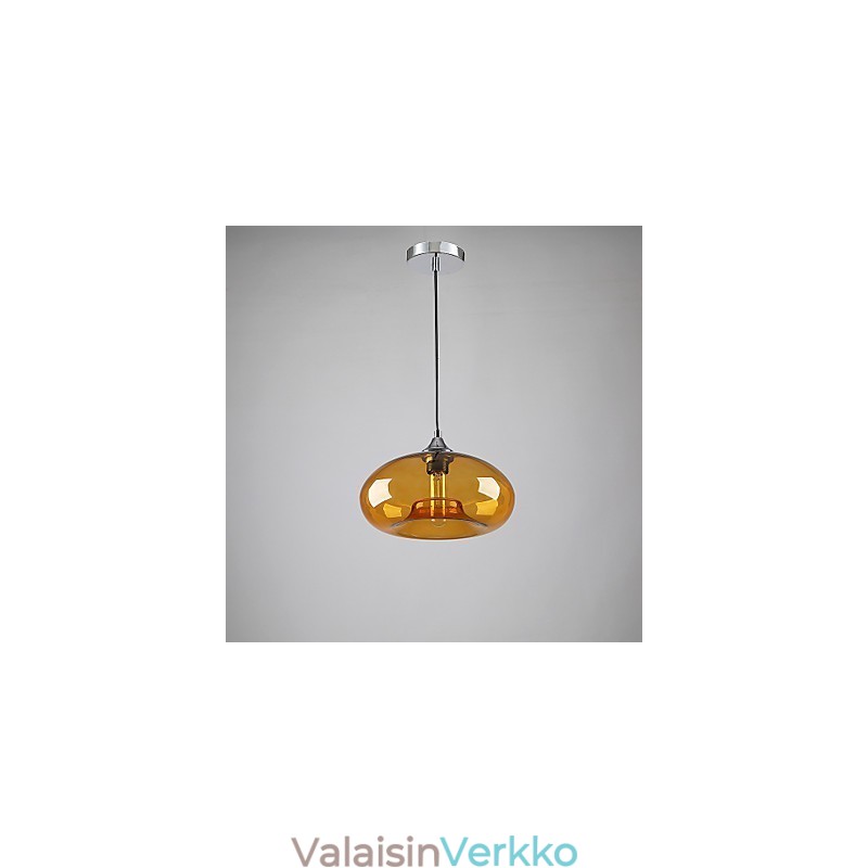 Moderni luonteenomainen 1 valoriipus läpinäkyvällä lasivarjostimella