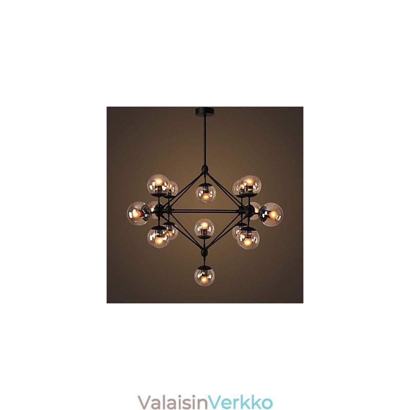 Kattokruunu 15 Valot Lasipallo Valot Retro Outdoors Autotalli Metalli