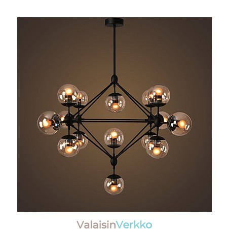 Kattokruunu 15 Valot Lasipallo Valot Retro Outdoors Autotalli Metalli Kattokruunu 15 Valot Lasipallo Valot Retro Outdoors Autotalli Metalli