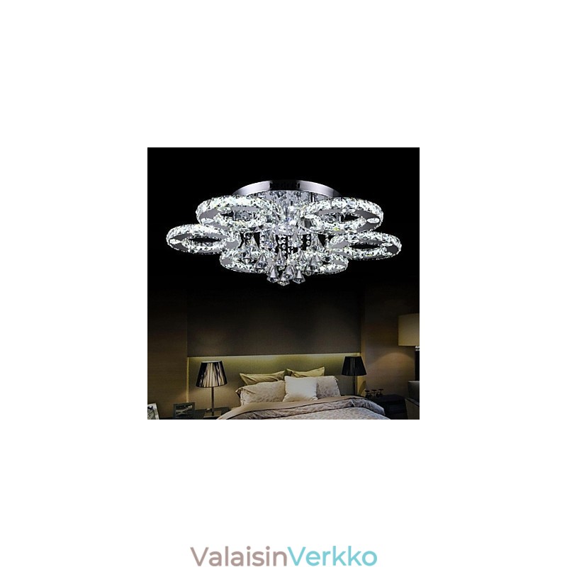 Moderni nykyaikainen Crystal kromimetalli uppoteline