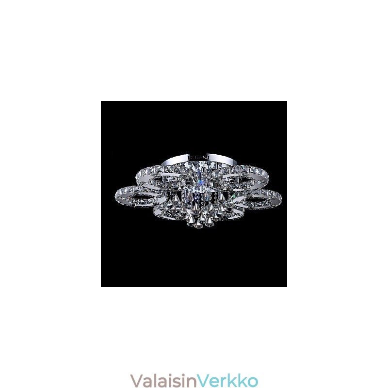 Moderni nykyaikainen Crystal kromimetalli uppoteline