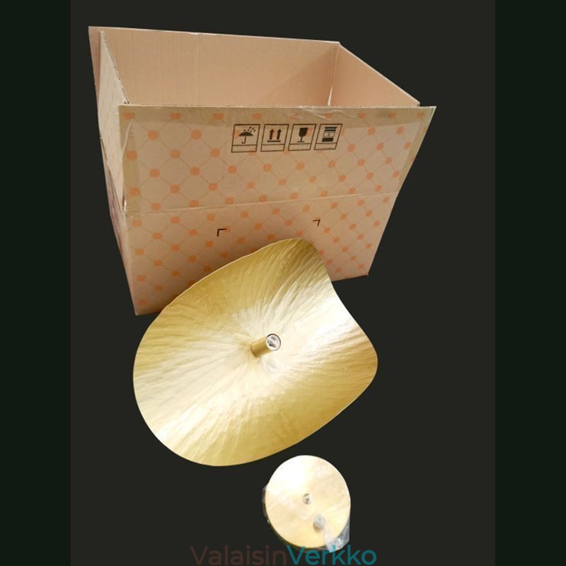 Messinkiriippuvalaisin Moderni minimalistinen Lotus Leaf kattovalaisin